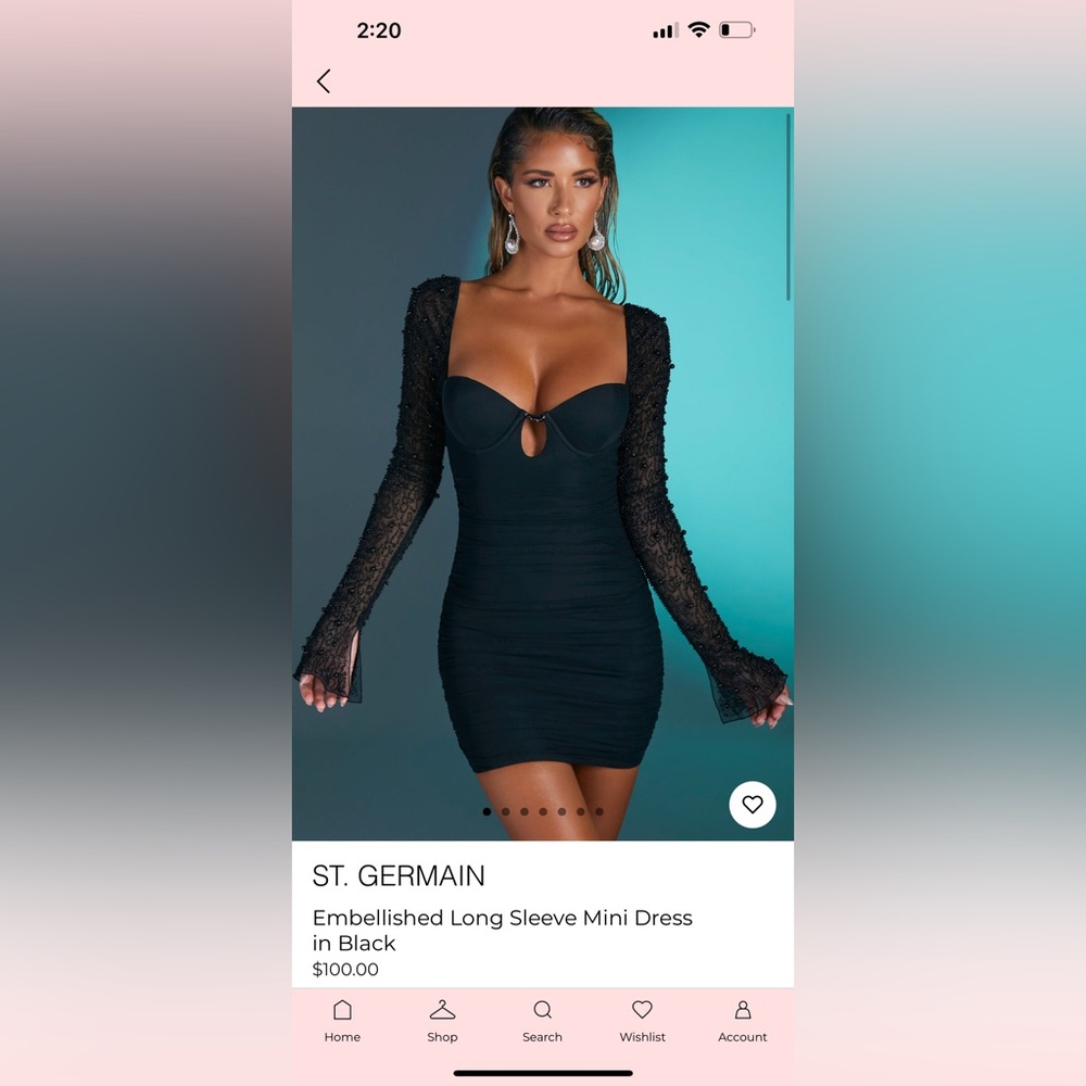 Oh Polly- St. Germain Embellished Formal Dress